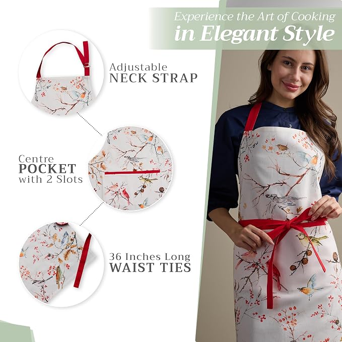 Maison d' Hermine 100% Cotton Apron - Image 5