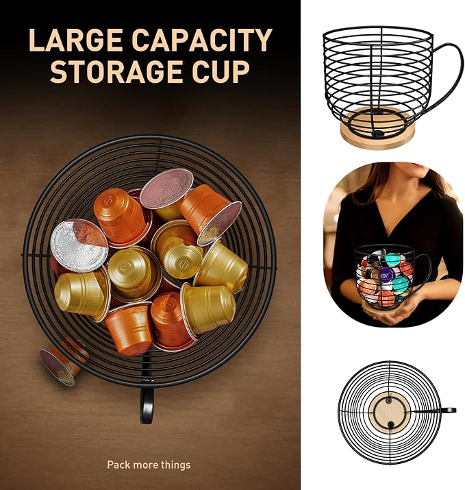 BYTEAIDREX Coffee Pod Holders for Counter - Image 6