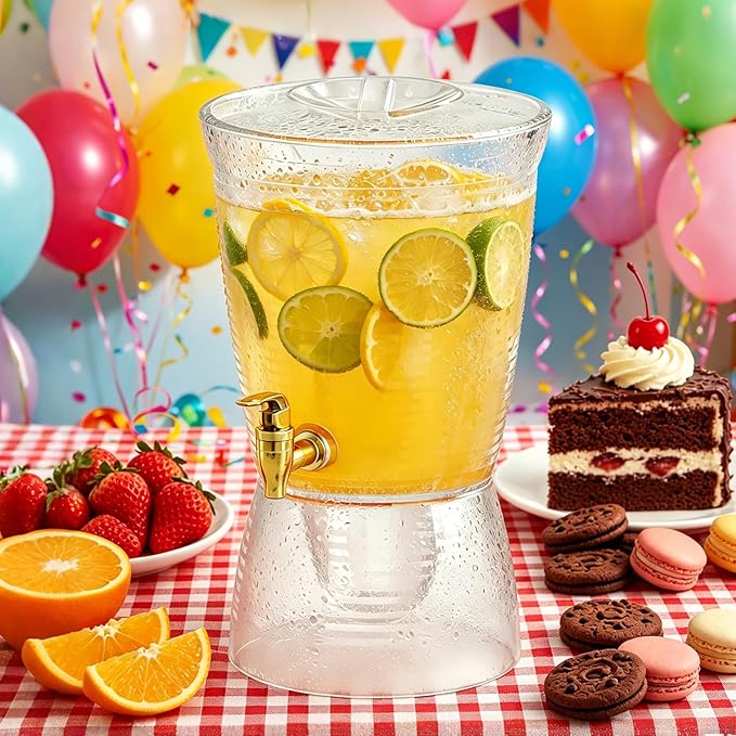 1 Pack Drink Dispenser for Parties 1.6 Gallon, Large 6L Plastic Water Dispenser - Image 6
