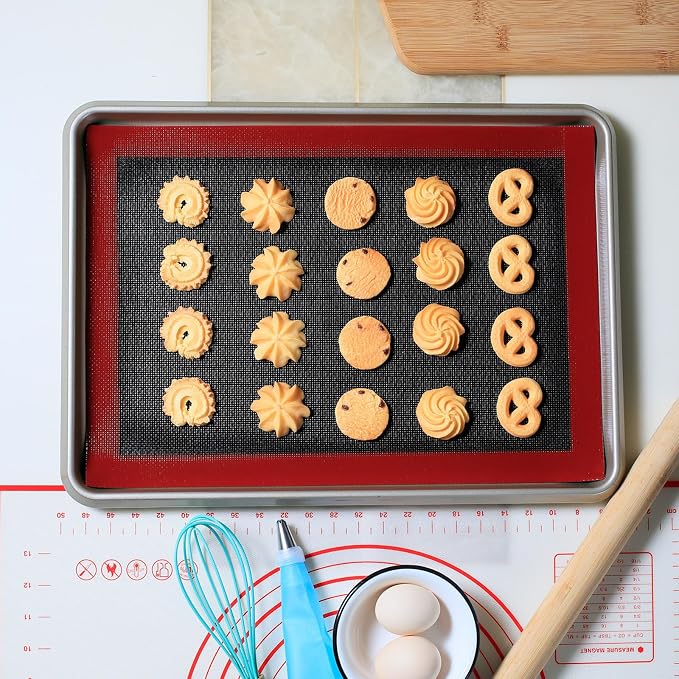 Silicone Baking Mat with Microperforated, Reusable Air Mesh Silicone Mat - Image 7