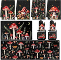Fourluoo 10 Pcs Kitchen Dish Towels Rugs Oven Mitts and Pot Holders Set by Fourluoo