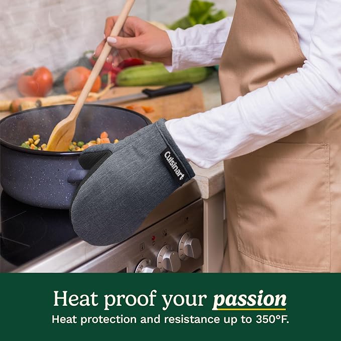 Cuisinart Mini Oven Mitts – 5.5” x 7” Heat-Resistant Kitchen Mitts - Image 3