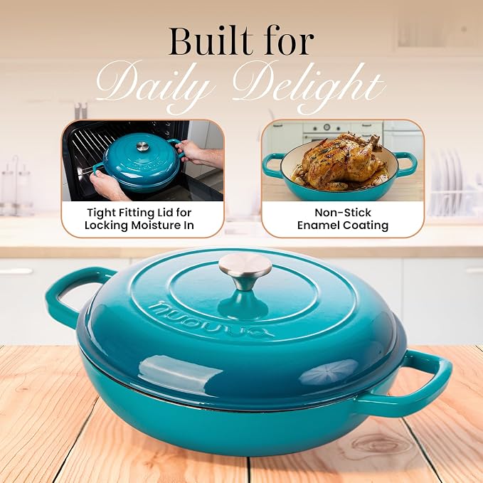 Shallow Cast Iron Casserole - Image 7