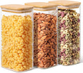 ComSaf 1.8 Qt Rectangle Glass Storage Containers by ComSaf
