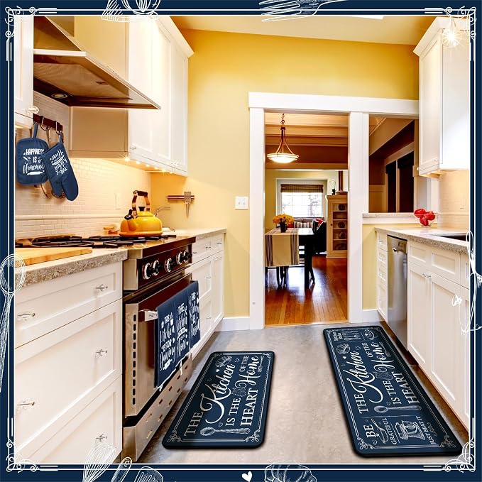 Fourluoo 10 Pcs Farmhouse Kitchen Decor and Accessories Set 4 Kitchen Towels 2 - Image 4