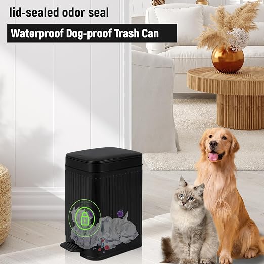 rejomiik Small Bathroom Trash Can - Image 6