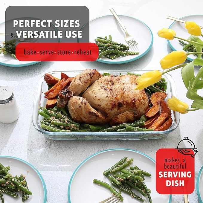 Nestl 16 pc Glass Baking Dishes - Image 8