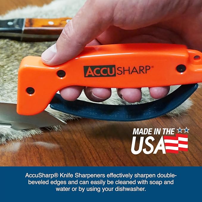 AccuSharp Knife Sharpener, Ergonomic Comfortable Handle, Compact & Easy to Use - Image 6