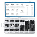 ZELCAN 400pc Roll Pin Set, M1.5 M2 M2.5 M3 M4 M5 M6 Slotted Metric Spring Pins by ZELCAN