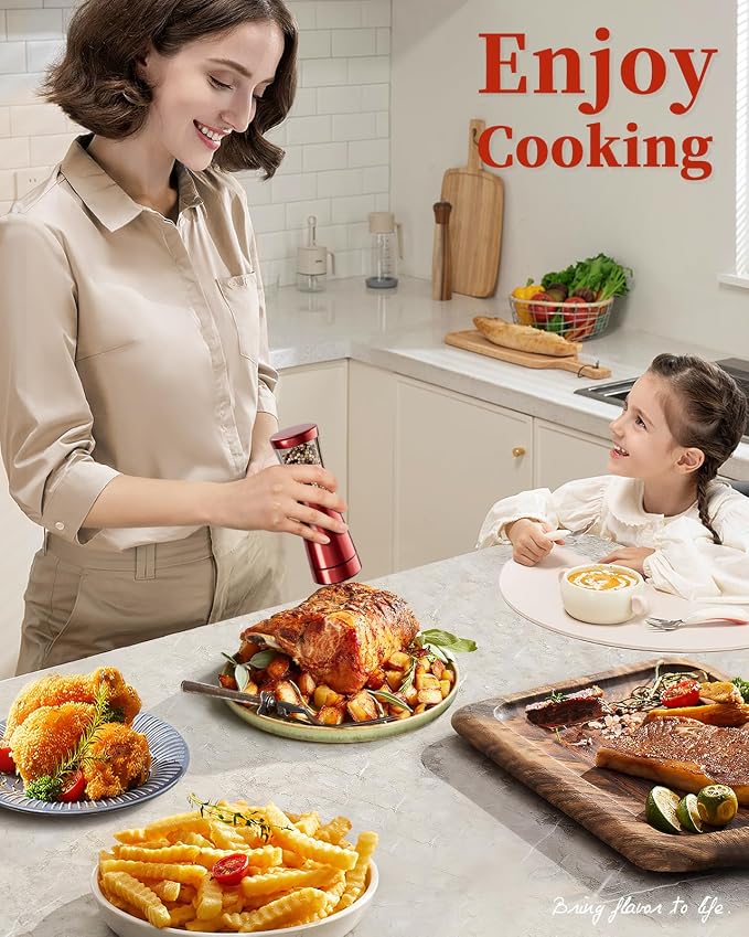 Electric Salt and Pepper Grinder Set - Image 7