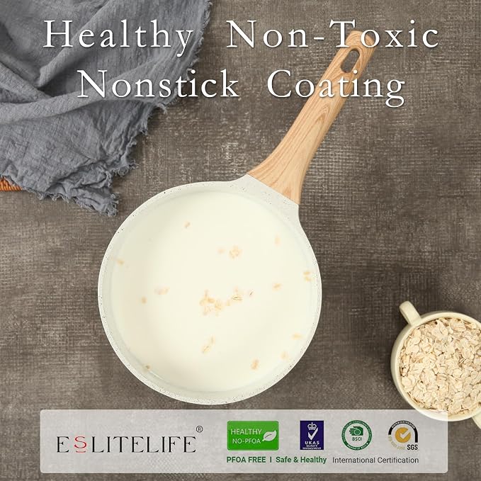ESLITE LIFE Nonstick Sauce Pan - Image 3