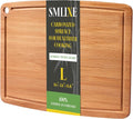 Bamboo Cutting Boards for Kitchen, Carbonized Wood Cutting Board by smlixe