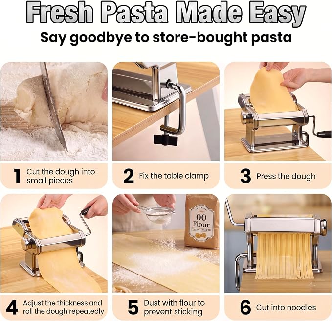 Sailnovo 3 in 1 Pasta Maker Machine - Image 5