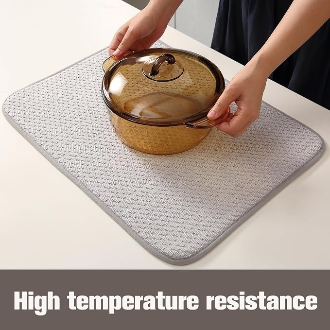 2 Pack Microfiber Dish Drying Mat - Image 6