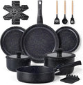 Ammeloo 21 Pcs Pots and Pans Set Non Stick, Ceramic Kitchen Cookware Set by Unknown