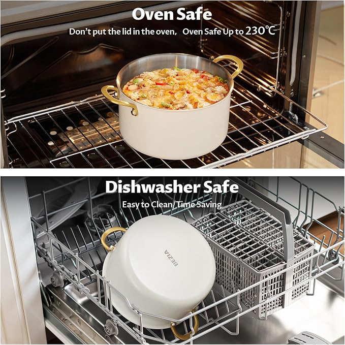 BEZIA 6 QT Stainless Steel Stockpot - Image 7
