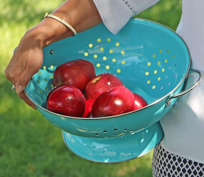 Reston Lloyd Calypso Basics Extra Large Enameled Colander - Image 5