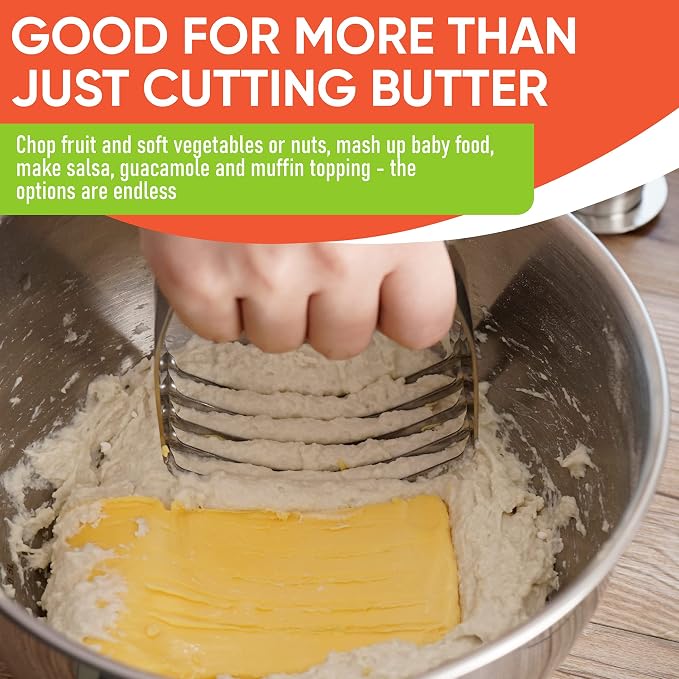 Spring Chef Dough Blender, Top Professional Pastry Cutter, Heavy Duty Baking - Image 7