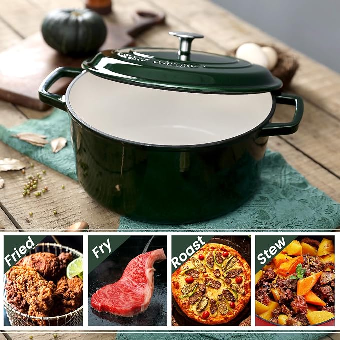 EDGING CASTING Enameled Cast Iron Dutch Oven Pot - Image 6