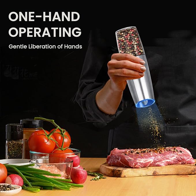 Rechargeable Salt And Pepper Grinder Set - Image 2