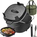 HITROCK Cast Iron Camp Dutch Oven by Unknown
