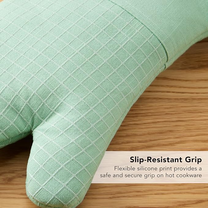 KITCHENAID Gourmet Series Gridlines Oven Mitts 2-Pack Set, Heat Resistant up to - Image 7