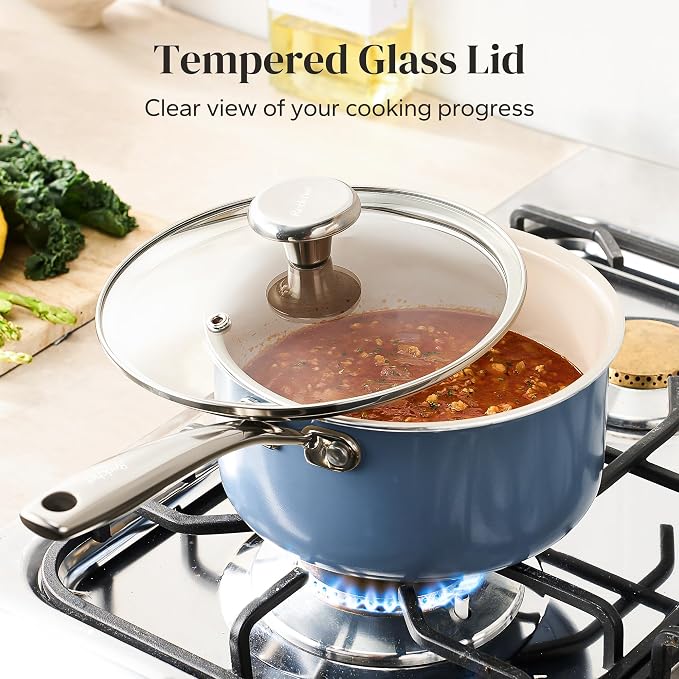 Redchef Non-stick Stock Pots Set 5QT, Sauce Pan - Image 2