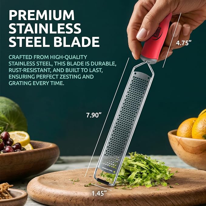 Lemon Zester & Parmesan Cheese Grater - Image 3