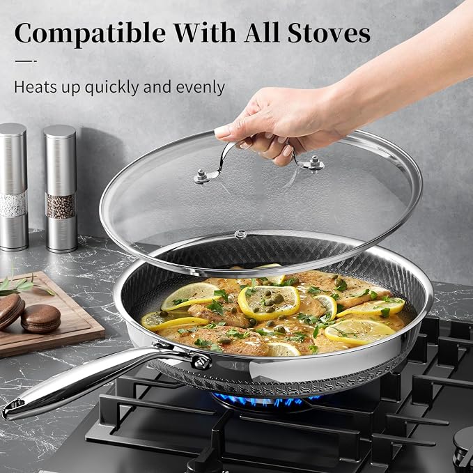 Stainless Steel Frying Pan - Image 3