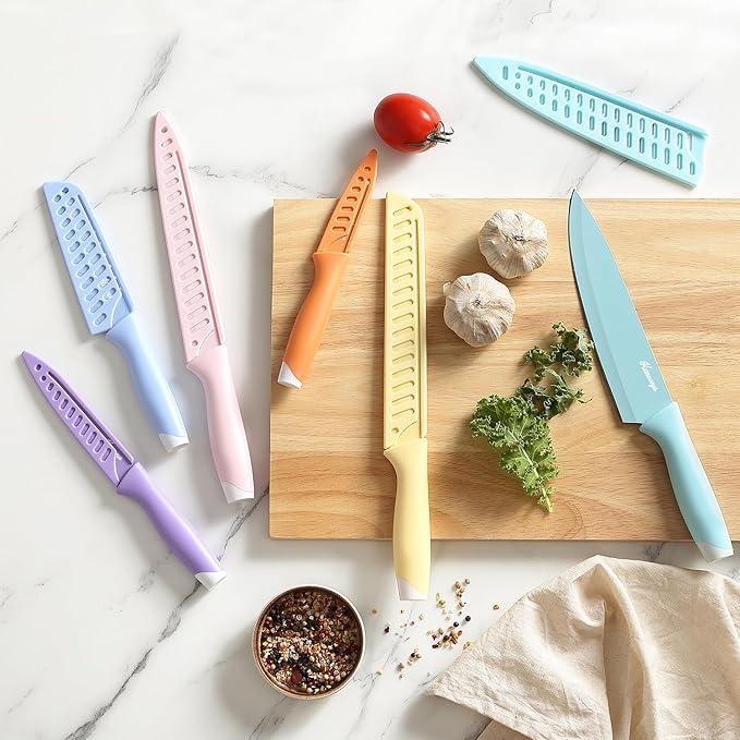 Knife Set, Stainless Steel Chef Knife Sets - Image 5