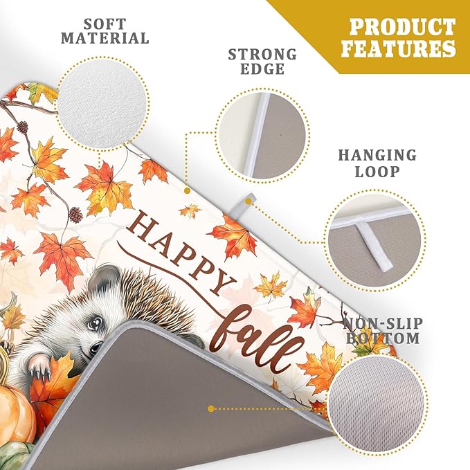 Happy Fall Dish Drying Mat - Image 4