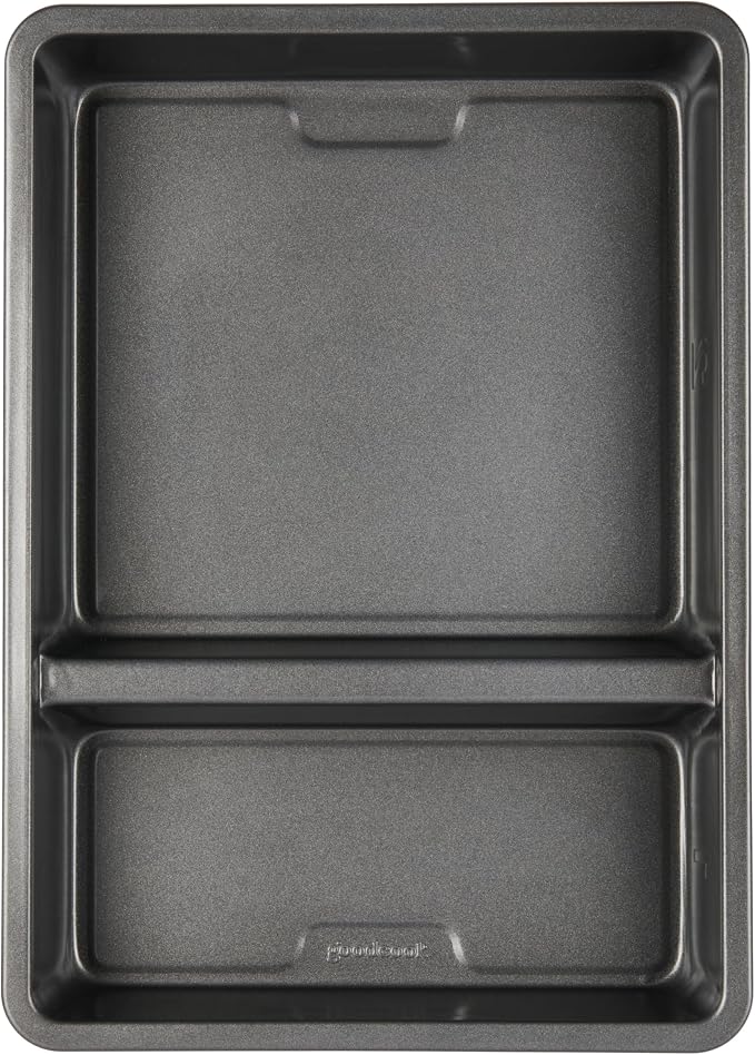 GoodCook Divided Baking Sheet Premium Carbon Steel Nonstick Pan, 9 x 13-Inch by GoodCook