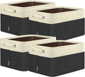BALEINE 4 Pack Fabric Closet Storage Bins by BALEINE