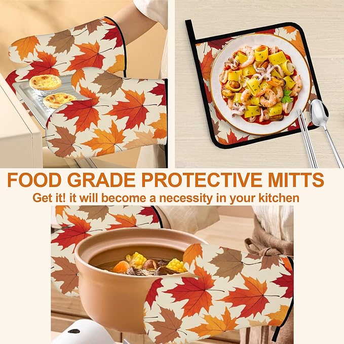 Oven Mitts and Hot Pads Set - Image 5