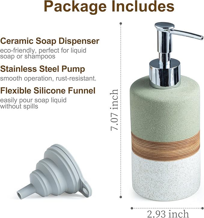 Dish Soap Dispenser for Bathroom, Hand Soap Dispenser - Image 7