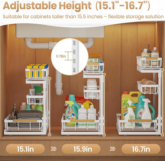 Under Sink Organizer and Storage - Image 7