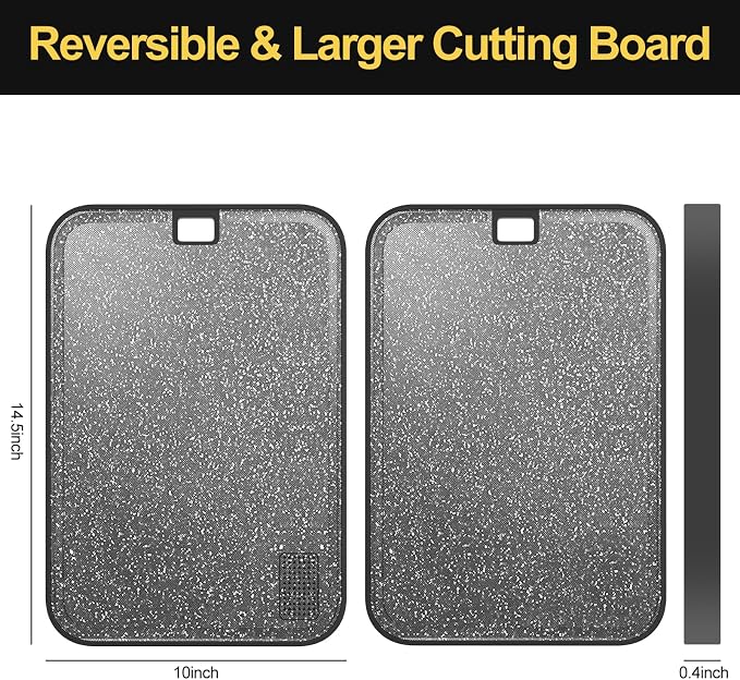 Metal Cutting Board, 15 x 10 inch Large Cutting Board - Image 5