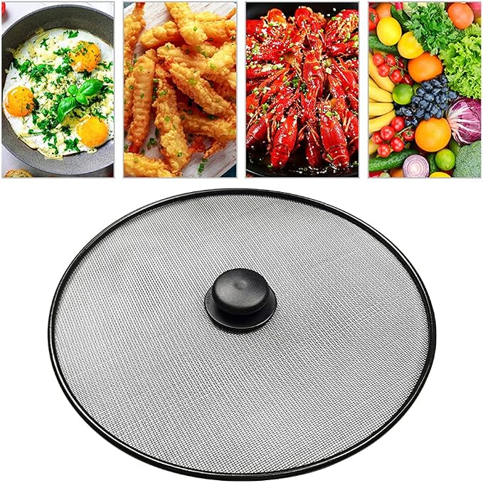 Splatter Screen, Frying Pan Splatter Screen, Splash Guard Lid - Image 5