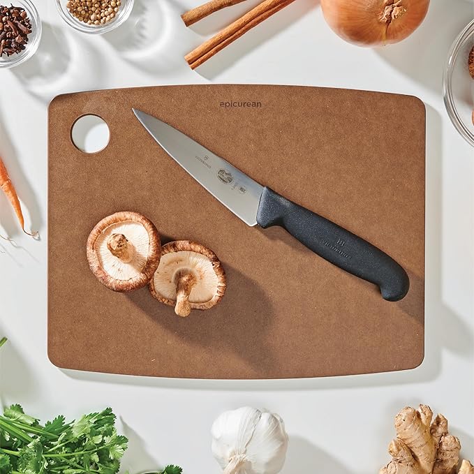 Kitchen Series 11.5" × 9" Cutting Board in Nutmeg - Image 2
