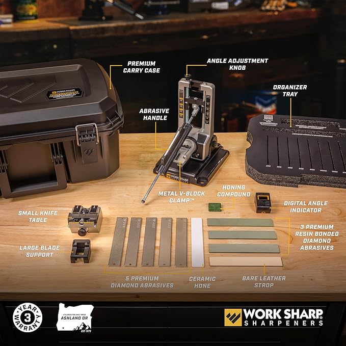 Work Sharp Professional Precision Adjust Elite Knife Sharpener Kit, Sharpen - Image 2