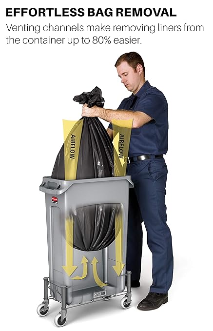 Rubbermaid Commercial Products Slim Jim Trash/Garbage Can - Image 5