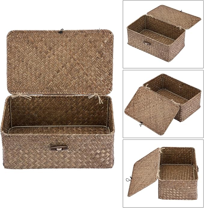 Sumnacon Small Wicker Basket - Image 4