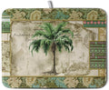 Palm Tree Kitchen Dish Drying Mat by Kwlegh