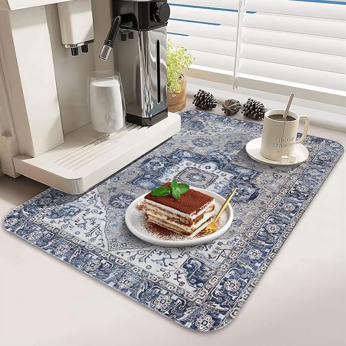 Dish Drying Mat for Kitchen Counter 2 Pack - Image 3