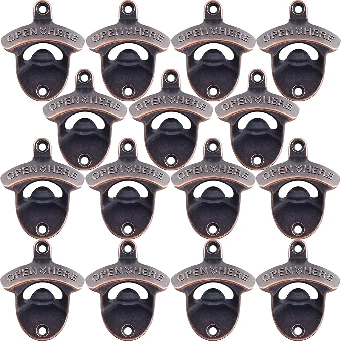 Retro Bottle Cap Opener Mountable by Wallmountedbottleopener