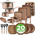 Nutrichef 20 Piece Professional Home Kitchen Cookware and Bakeware, Pots and by NutriChef%E2%84%A2Kitchen