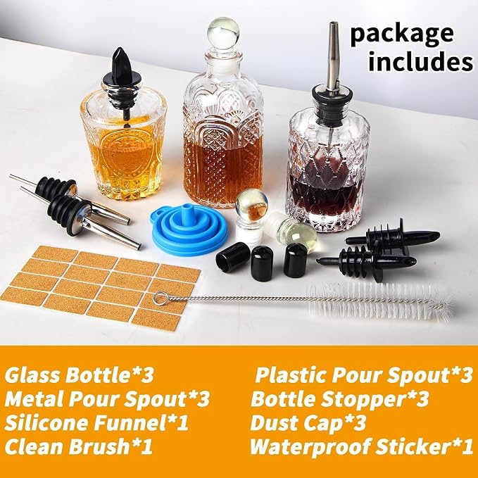 Syrup Bottle Set of 3 - Image 3