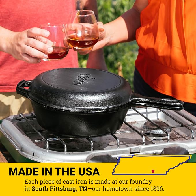 Lodge Cast Iron Combo Cooker - Image 8