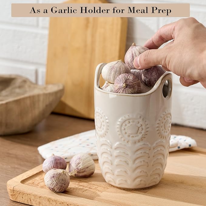 5.75" Utensil Holder for Kitchen Counter, Cute Nordic Minimalist Style Cooking - Image 5