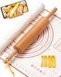 Classic Wood Rolling Pin, Pasta Roller by Vinoil